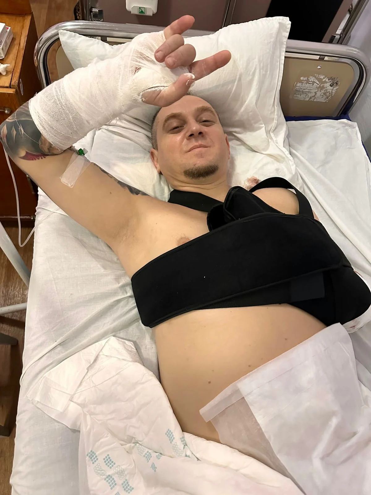 Roman recovering in hospital